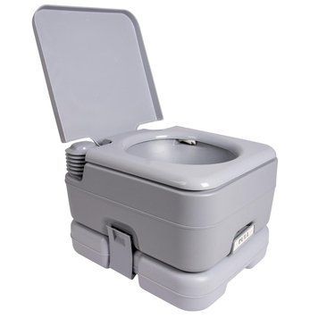 Биотуалет Bo-Camp Portable Toilet Flush 10 Liters Grey (5502825) DS_DAS301637 фото