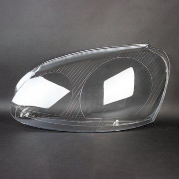 Пластиковое стекло фары Volkswagen Golf 5 (Typ 1K) 2003-2009 левое (водительское) KL_3538 фото