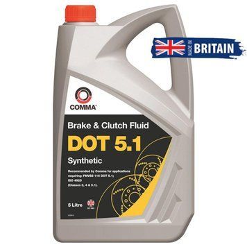 Гальмівна рідина Comma DOT 5.1 BRAKE FLUID 5л LI_BF55L фото