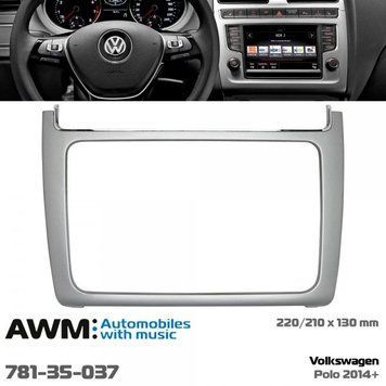 Переходная рамка AWM 781-35-037 для Volkswagen Polo 2014+ AV_781-35-037 фото