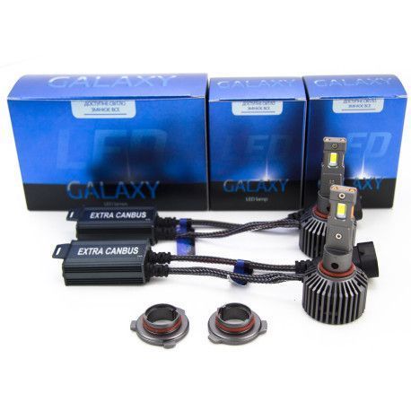 Лампы GALAXY T10 HIR2 CANBUS 5500K, Комплект 2 шт KL_5176 фото