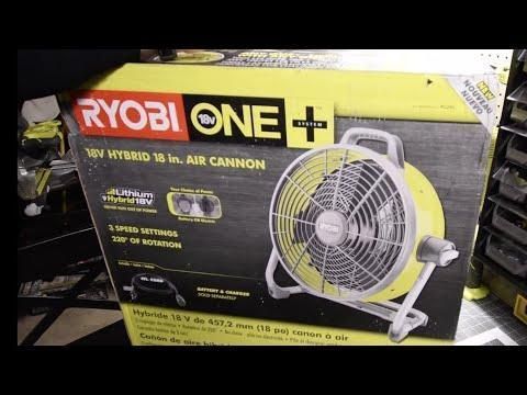 Вентилятор підлоговий RYOBI R18F5-0 (без АКБ та зарядного пристрою) HY_090111703 фото