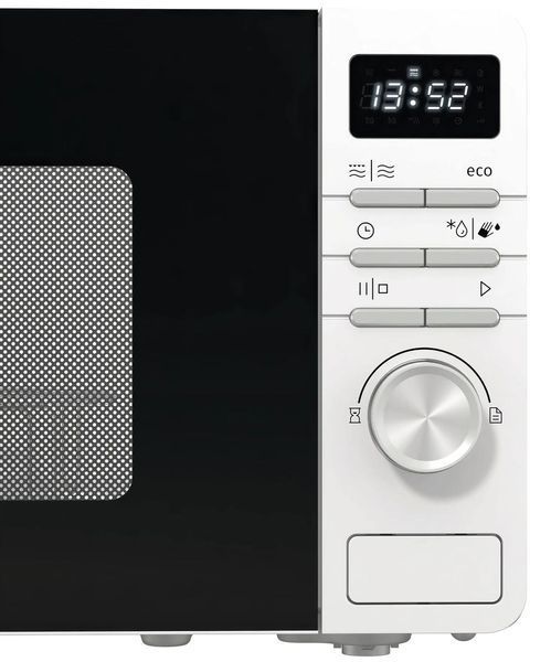 Gorenje Мікрохвильова піч, 20л, електр. кер., 800Вт, дисплей, білий RC_MO20A3W фото