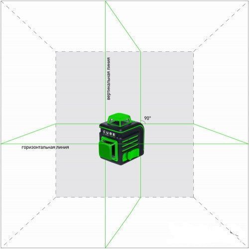 Нивелир лазерный линейный ADA CUBE 2-360 ULTIMATE EDITION GREEN LASER (А00471) HY_090108065 фото