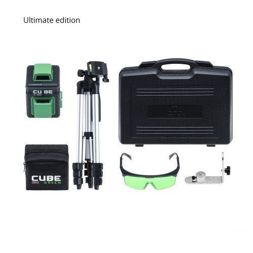 Нивелир лазерный линейный ADA CUBE 2-360 ULTIMATE EDITION GREEN LASER (А00471) HY_090108065 фото