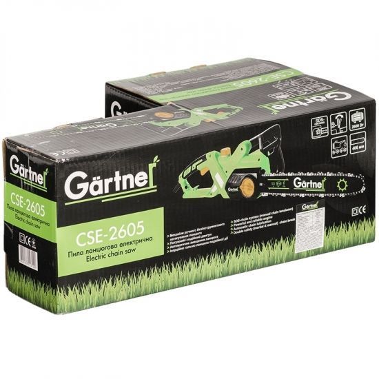Пила ланцюгова мережева Gartner CSE-2605 2600Вт 40см 5кг RC_846803 фото