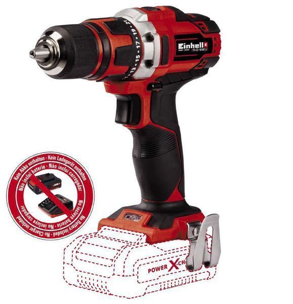 Шуруповерт акумуляторний Einhell TE-CD 18/40 Li - Solo X-Change (без акумулятора та зарядного пристрою) HY_090108885 фото