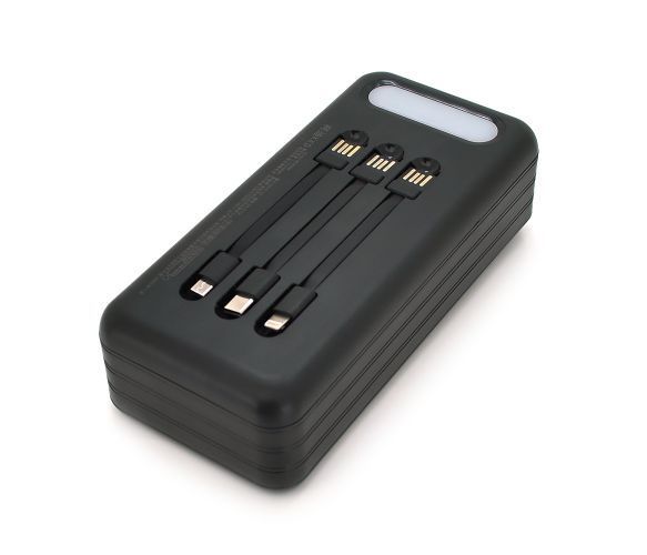Повербанк 80000 mAh Solar KKD-8W Input: 5V/2 1A Output: 5V /2 1A Black U_28608 фото