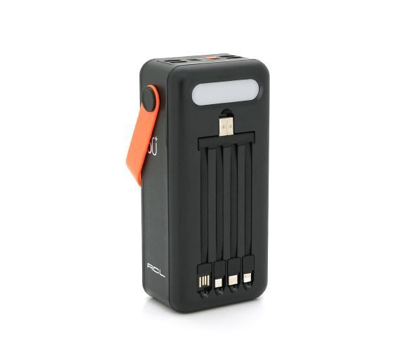 Повербанк ACL PW-19+Solar 50000mAh, Black/White, Box U_37659 фото