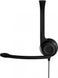Гарнітура ПК стерео On-Ear EPOS PC 3 Chat, 2x mini-jack, uni mic, 2м, чорний RC_1000430 фото 3