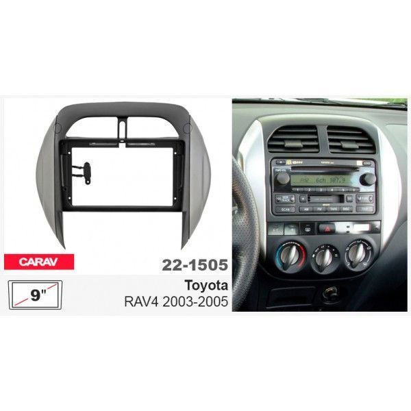 Переходная рамка Toyota RAV4 Carav 22-1505 AV_22-1505 фото