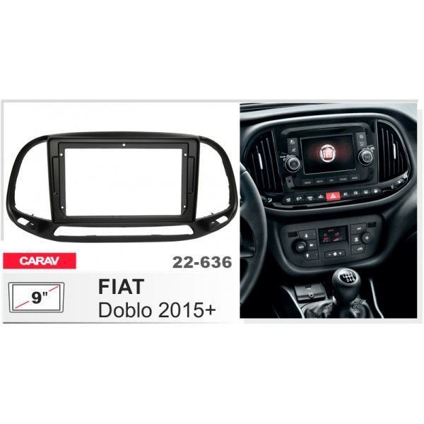 Перехідна рамка CARAV 22-636 для Fiat Doblo 2015+ AV_22-636 фото