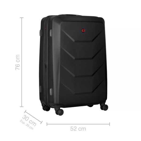 Валіза, Prymo, великий, пластик, 4 колеса, чорний Wenger RC_612538 фото