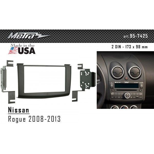 Перехідна рамка Metra 95-7425 для Nissan Rogue 2008-2013 AV_95-7425 фото