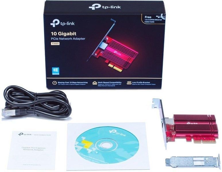 Сетевая карта TP-LINK TX401 1x10GE, PCI Express x1 RC_TX401 фото