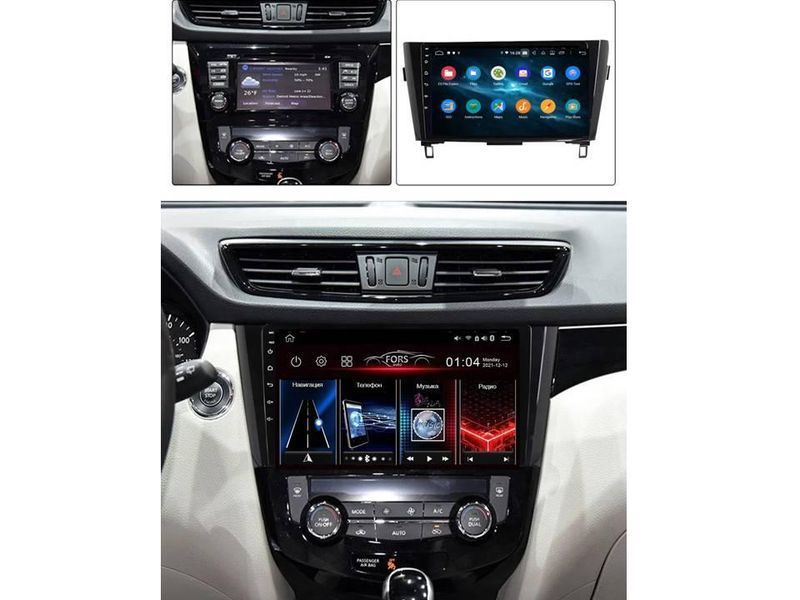 Штатная автомагнитола FORS.auto FS 1 LITE для Nissan Qashqai/X-trail/Rogue (климат и кондиционер) 2013-2020 FA_FS-1060 фото