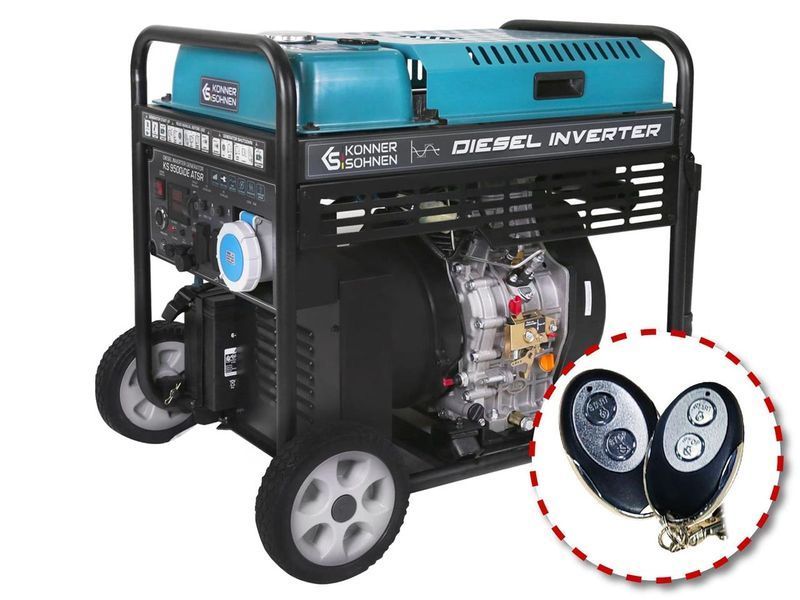 Дизельний інверторний генератор KS 9500iDЕ ATSR RC_KS9500IDEATSR фото