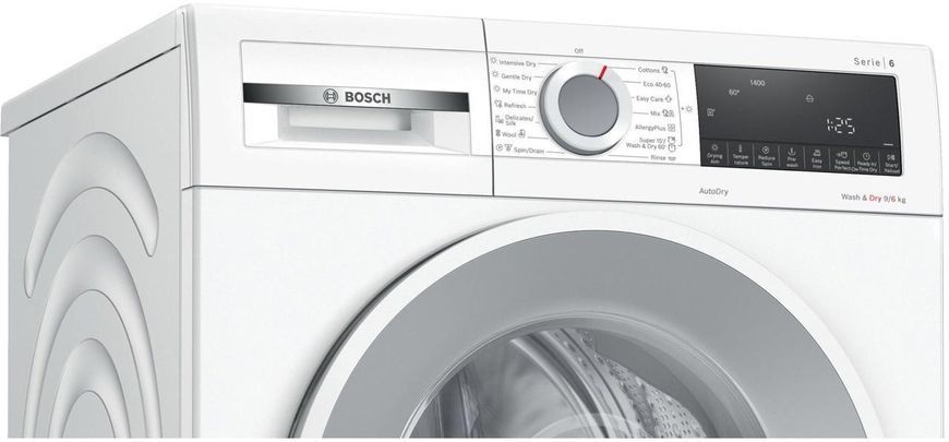 Пральна машина Bosch фронтальна, 9(6)кг, 1400, A, 60см, дисплей, білий RC_WNA14400ME фото