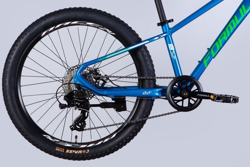 Велосипед AL 24" Formula THOR DD CS рама-12" сине-зеленый 2025 VT_OPS-FR-24-427 фото