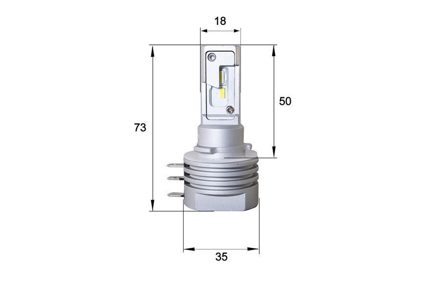 LED лампи Sho-Me F3 H15 6500K 20W (SM F3 H15) MA_SM F3 H15 фото