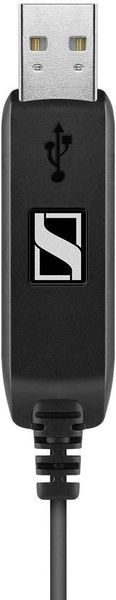 Комп'ютерна гарнітура моно On-Ear EPOS PC 7 Chat, USB, Uni Mic, 2м, Чорний RC_1000431 фото