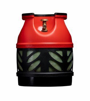 Ragasco Балон газовий композитний Gutgas CR-12.5, 12.5л, пропан/бутан 5кг/6кг, 30бар, вентиль KLF, Hexagon RC_GHCL1222 фото