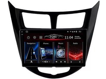 Штатная автомагнитола FORS.auto FS 2 ULTRA для Hyundai Verna/I-25/Accent (2+32Gb, 9", black) 2010-2014 FA_FS-0246 фото