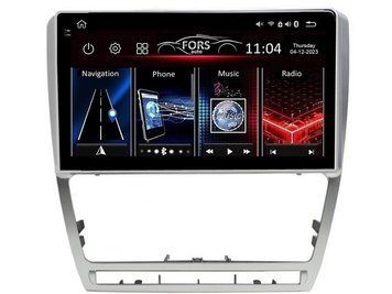 Штатная автомагнитола FORS.auto FS 4 PRO для Skoda Octavia A5 Sliver (4+64Gb, 10") 2004-2014 FA_FS-4348 фото