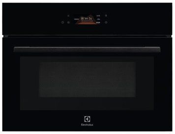 Духовой шкаф Electrolux электрический компактный, 42л, дисплей, конвекция, ф-ция микроволн, черный RC_EVM8E08Z фото