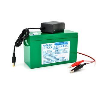 Аккумуляторная батарея литиевая QiSuo 12V 6Ah с элементами Li-ion 18650 (150х65х98) + зарядное устройство U_18299 фото