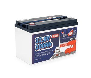 Акумуляторна батарея LiFePO4 Timeusb 12.8V 100Ah Pro, 1280Wh, BMS 100A, 260*168*210мм U_38288 фото