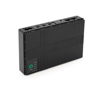 ДБЖ UPS-18W DC1018P для роутерів/комутаторів/PON/POE-430, 5//9/12V, 1A, 12000MAh(4*3000MAh), Black, BOX U_36930 фото