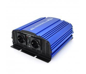 Инвертор напряжения Tommatech MS-1200, 12V/220V, 1200W с апроксимированной синусоидой, 2Shuko, USB, клеммные U_29445 фото