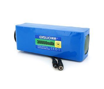 Акумуляторна батарея літієва QiSuo 12V 30Ah з елементами Li-ion 18650 (187x57x68) U_26123 фото