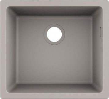 Мийка кухонна Hansgrohe S51, S510-U450, сірий бетон RC_43431380 фото