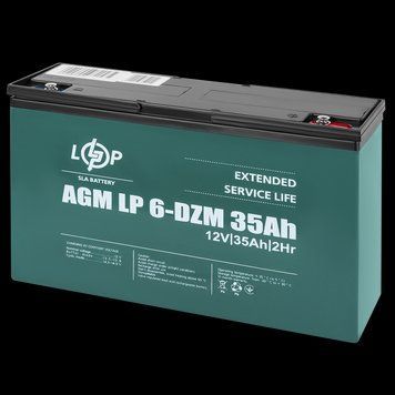 Тяговий свинцево-кислотний акумулятор LP 6-DZM-35 Ah LP_9335 фото
