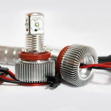 Замена ламп LED(Marker) Galaxy BMW E92,E93,E70 H8 WHITE 2*20w, Комплект 2 шт KL_366 фото