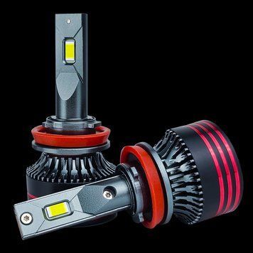 LED лампа головного света DriveX FE-01 H11/H8/H9 57W CAN 9-16V 6K кол., комплект 2 шт DR_DR-00001715 фото