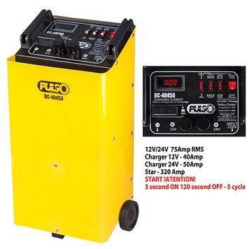 Пуско-зарядний пристрій PULSO BC-40450 12&24V/75A/Start-320A/цифр. індик. OL_33331 фото