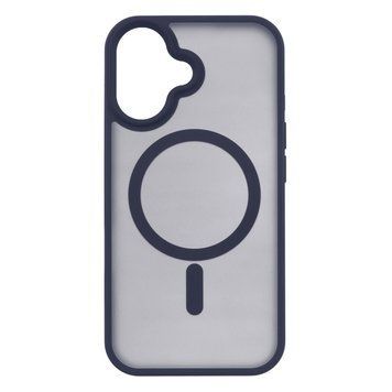 2E Чехол Basic для iPhone 16, Soft Touch MagSafe Cover, синий темный RC_2E-IPH-16-OCLS-DL фото