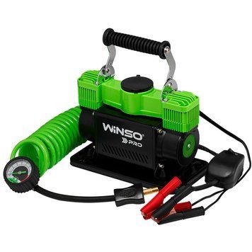 Компрессор автомобильный Winso Pro Extreme 12В, 10 Атм, 90 л/мин с зажимами АКБ 137000 LI_137000 фото