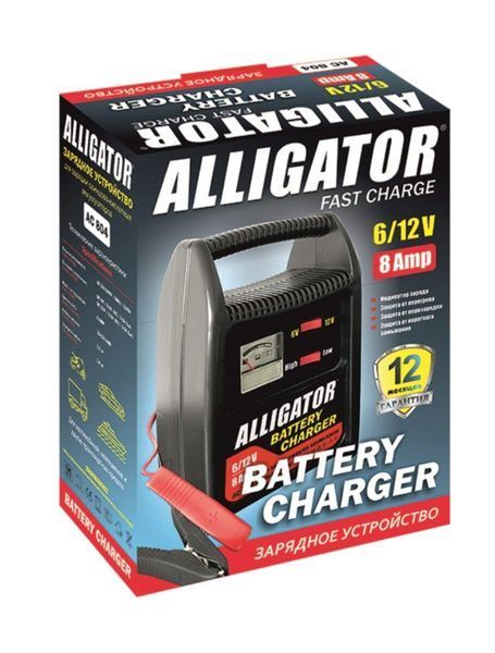 Зарядний пристрій АКБ Alligator 6/12V, 8А LI_AC804 фото