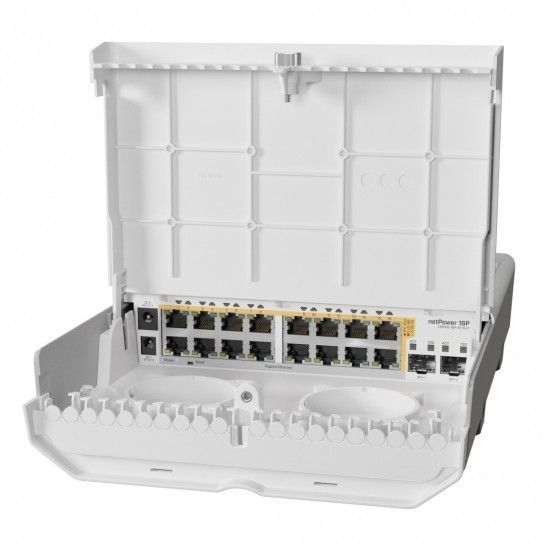 Комутатор MikroTik Cloud Router Switch netPower 16P CRS318-16P-2S+OUT RC_CRS318-16P-2S+OUT фото