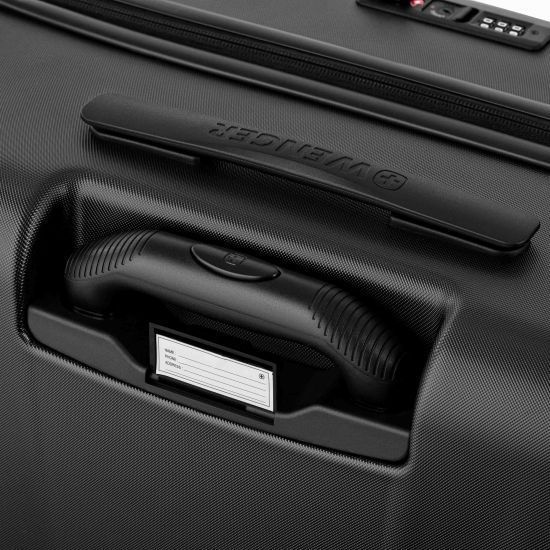 Валіза Wenger Skyon Hardside Large, велика, полікарбонат, TSA, 4 колеса, розширення, чорний RC_653566 фото
