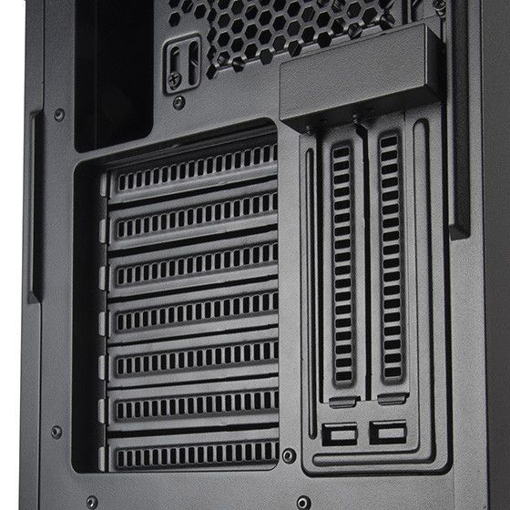 Корпус SETA SED1-B, без БП, 2xUSB3.0, 1xUSB Type C, 1x120mm Black fan, SSI-CEB, EATX, Black SilverStone RC_SST-SED1-B фото