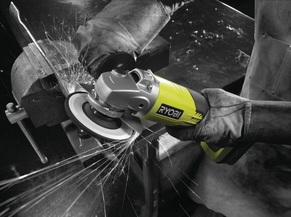 Аккумуляторная шлифмашина угловая Ryobi ONE + R18AG-0 (5133001903) (без аккумулятора и ЗУ) RC_5133001903 фото