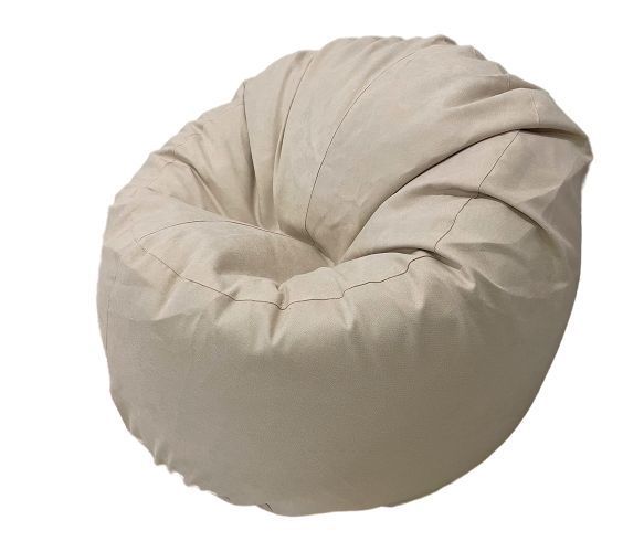 Кресло &ndash; мешок Voltronic Облако 85 см (XXL) Велюр Great Ecru U_24603 фото