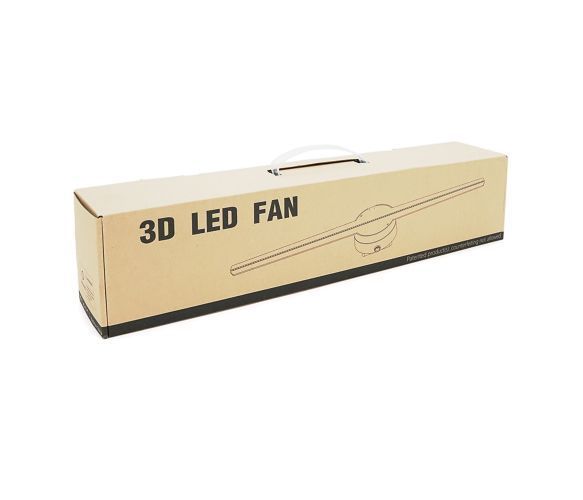 Світлодіодний голографічний проектор-голограма Merlion Z1, 12V/20W, 450*224dpi, кут огляду - 176&deg;, LED: 2*112, 42*42 см U_31052 фото