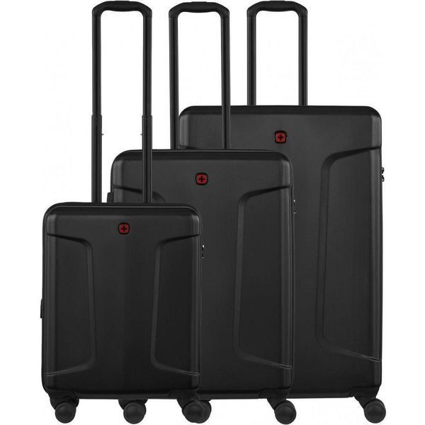 Набір валіз, Legacy 3 в 1, (S,M,L), пластик, 4 колеса, чорний Wenger RC_612530 фото