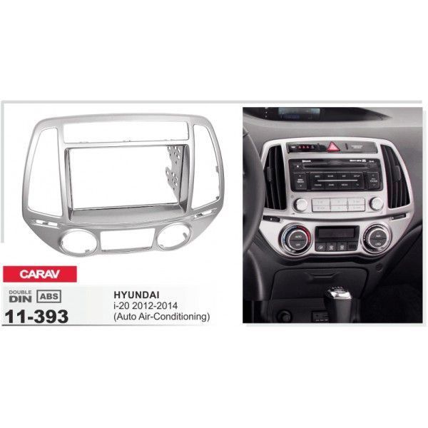Перехідна рамка CARAV 11-393 для HYUNDAI i-20 2012-2014 (Auto Air-Conditioning) AV_11-393 фото